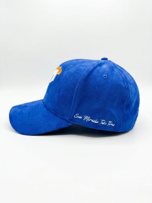 Miracle Royal Blue Suede Cap