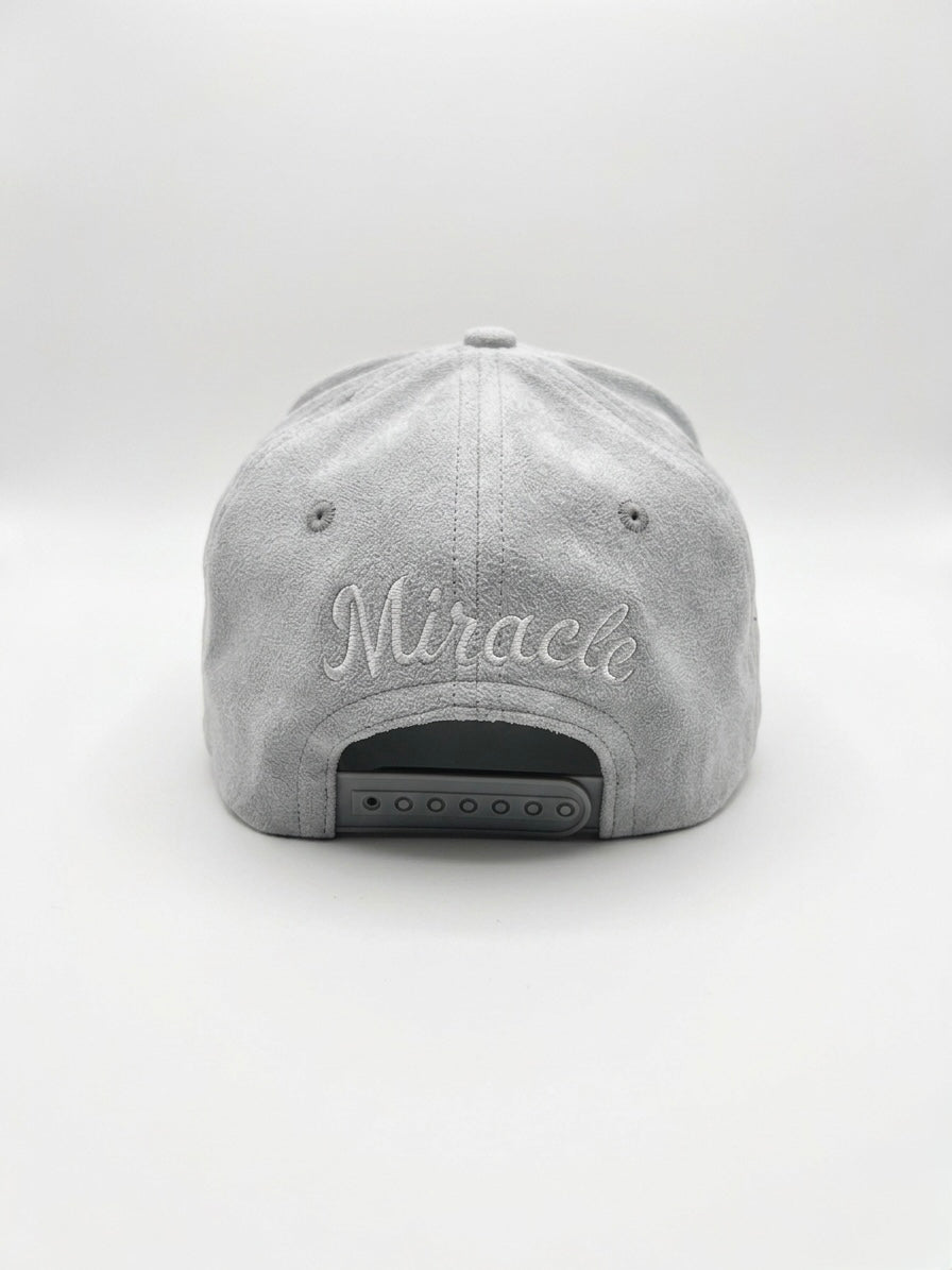 Miracle Classic Gray Suede Cap