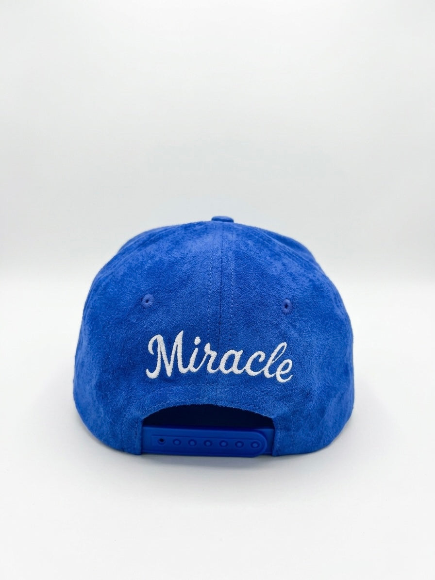 Miracle Royal Blue Suede Cap