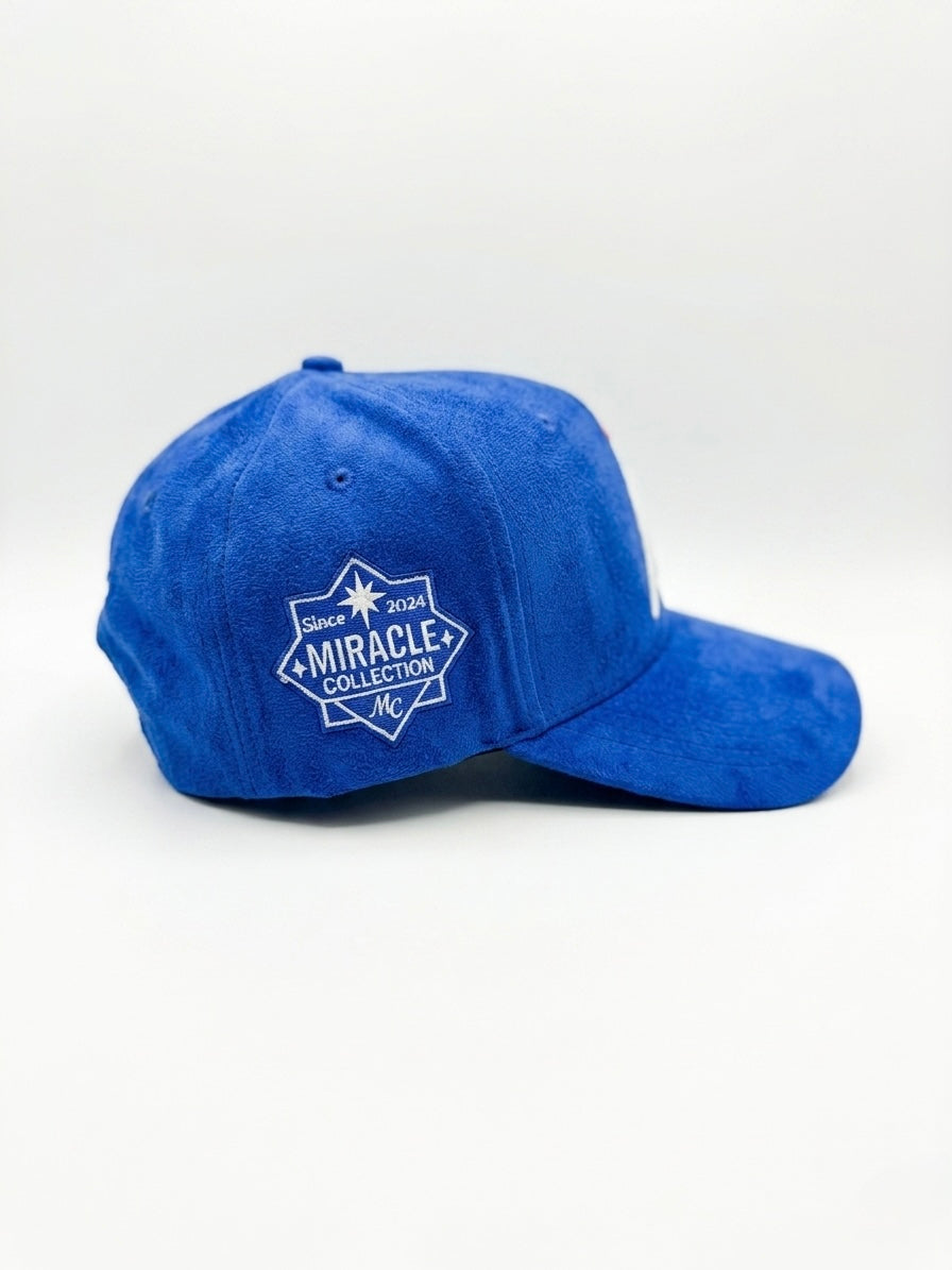 Miracle Royal Blue Suede Cap