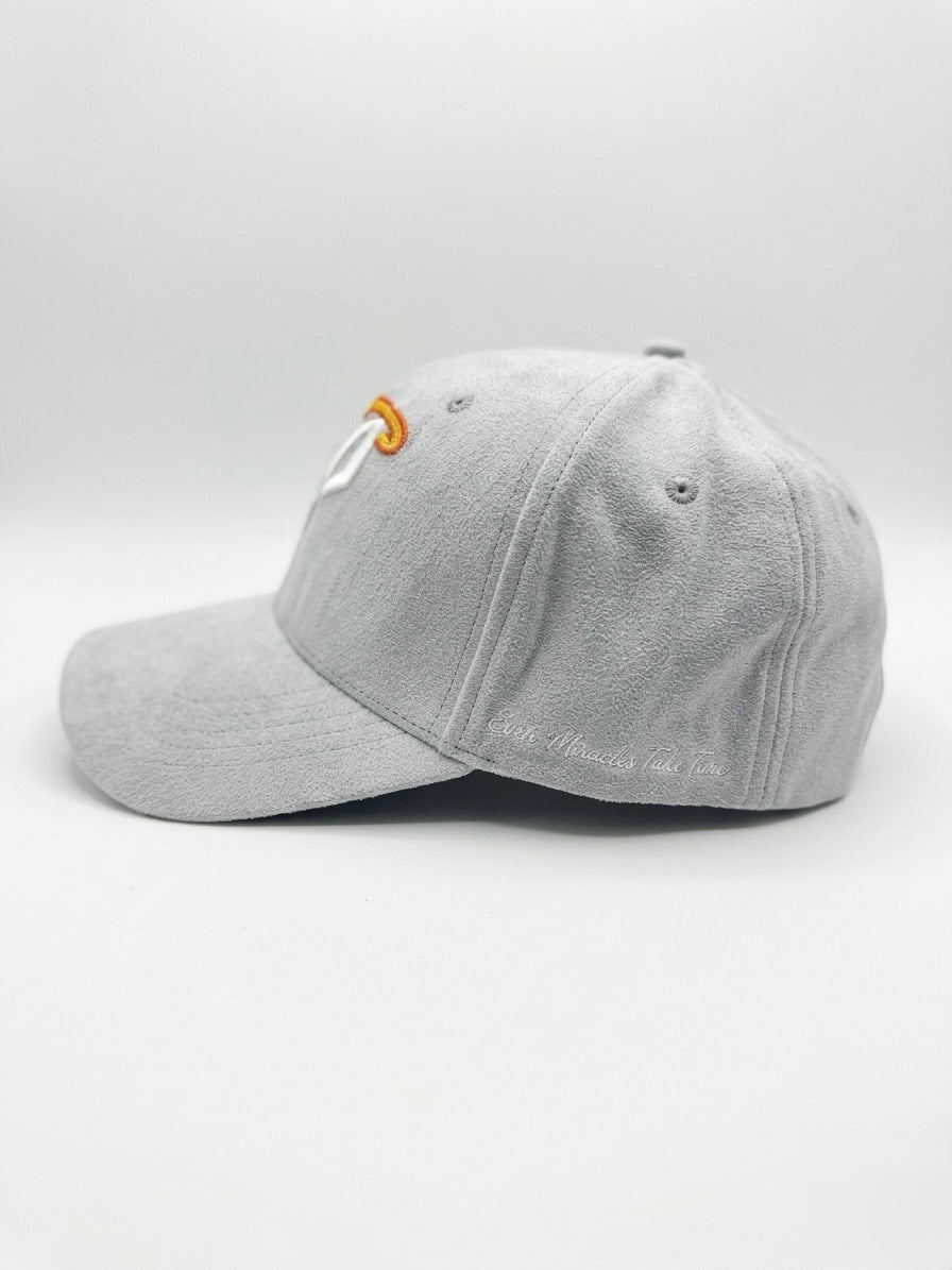Miracle Classic Gray Suede Cap